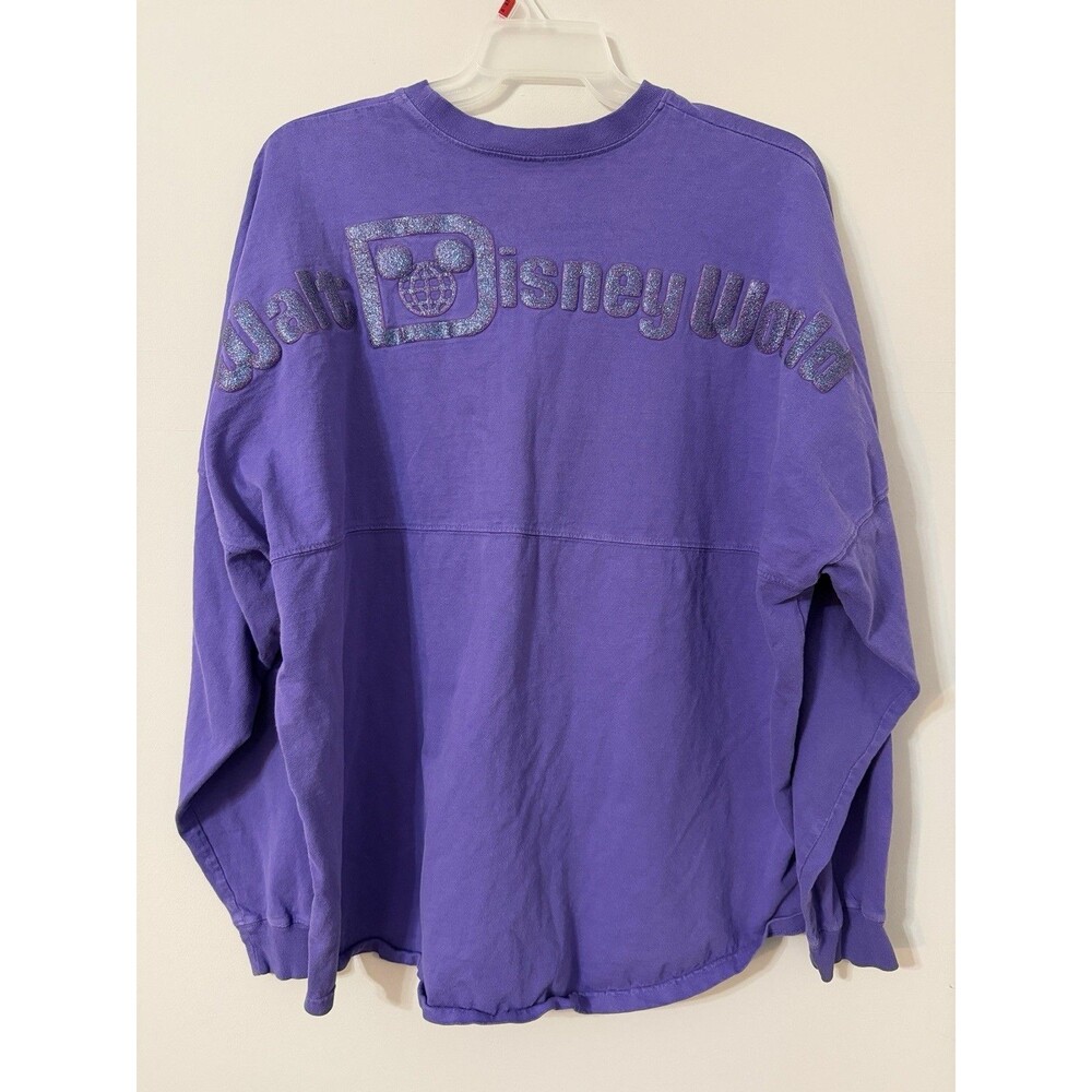 Walt Disney World Spirit Jersey - Purple Potion Glitter Sparkly Long Sleeve XL